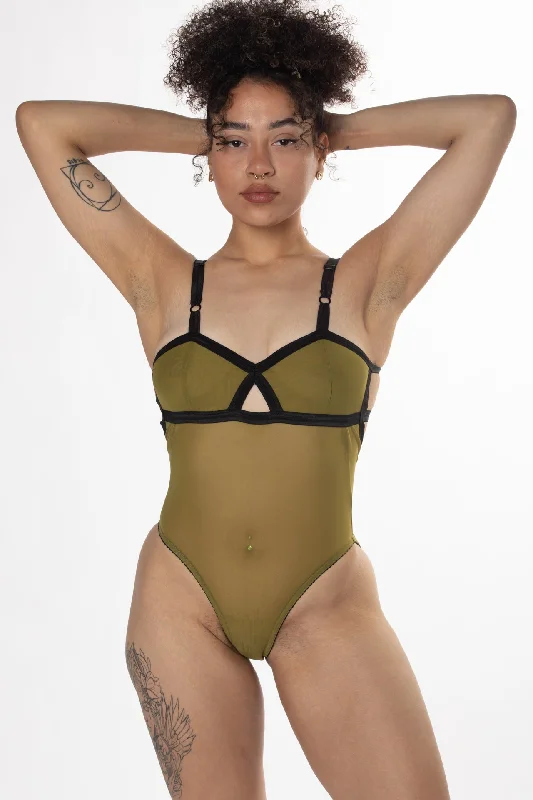 RTS POISON MESH CHEEKY BODYSUIT