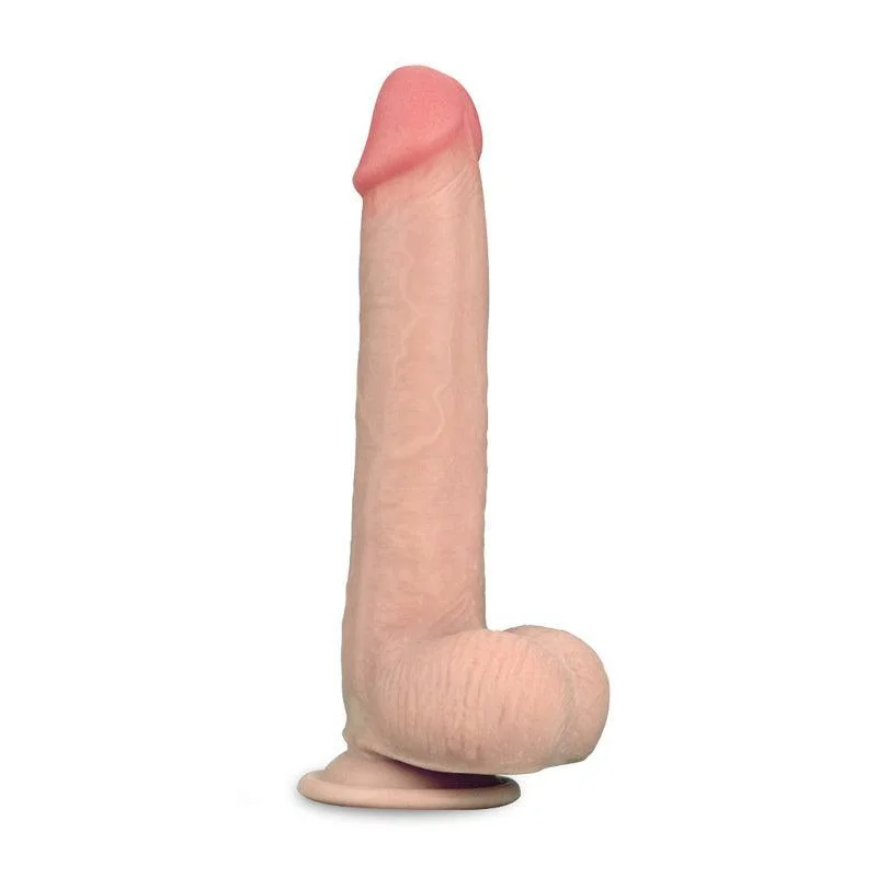 9 Inches Sliding Skin Dual Layer Dildo