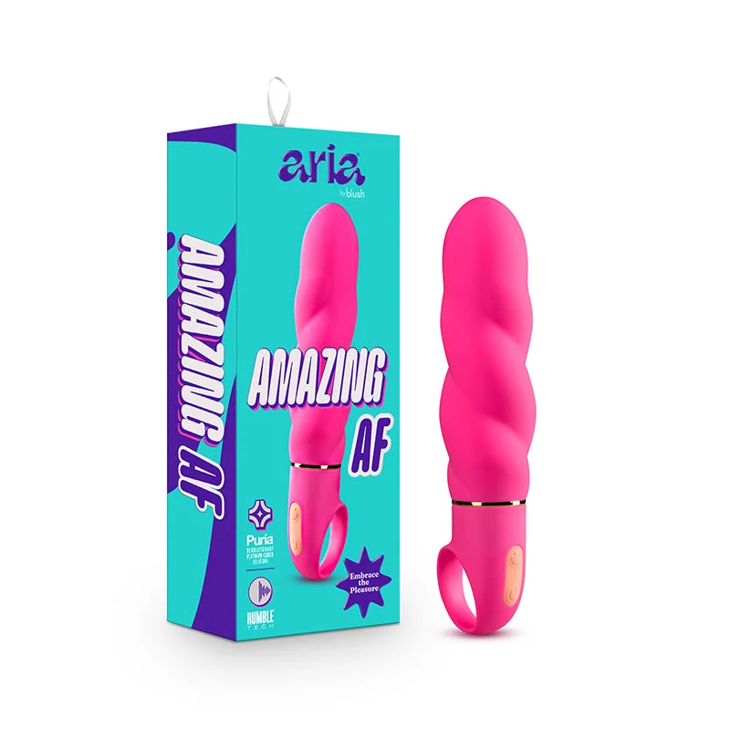 Blush Aria Amazing AF Silicone Vibrator Fuchsia