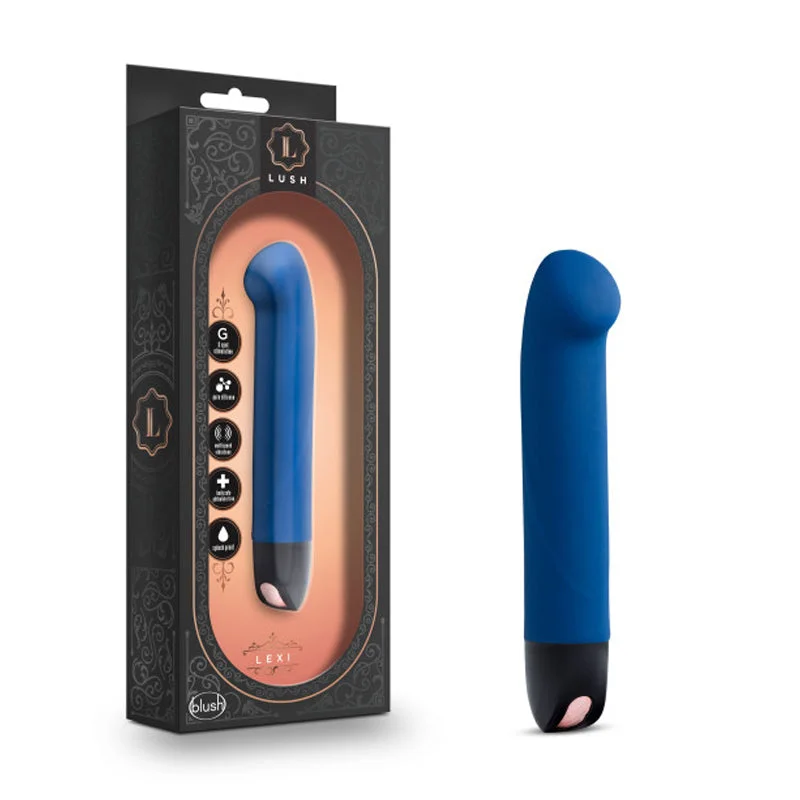 Blush Lush Lexi Rechargeable Silicone Slimline G-Spot Vibrator Dusk