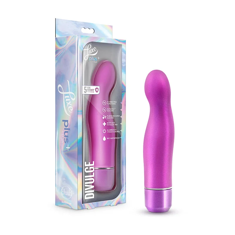 Blush Luxe Plus Divulge Silicone G-Spot Vibrator Purple