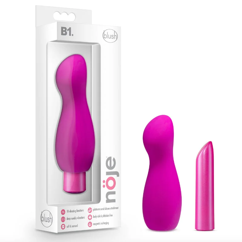 Blush Noje B1. Rechargeable Silicone Mini Vibrator Lily