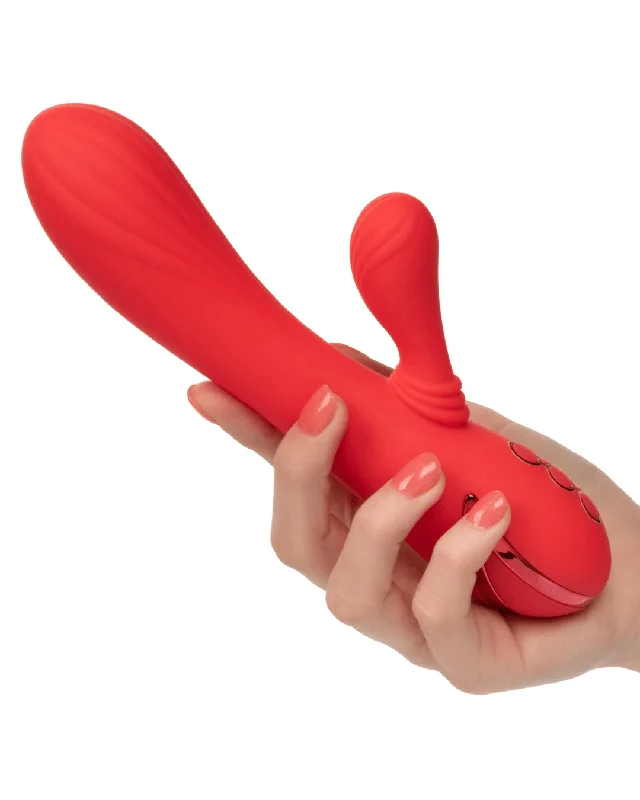 California Dreaming Palisades Passion Warming Rabbit Vibrator with Swinging Arm