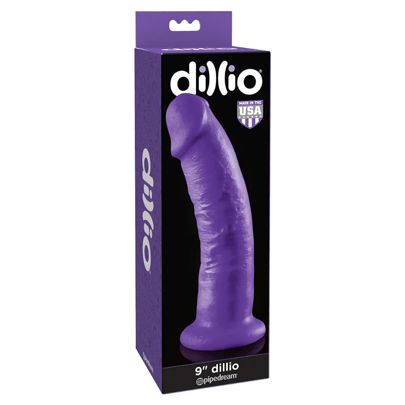 Dillio Purple 9 inches Realistic Dildo