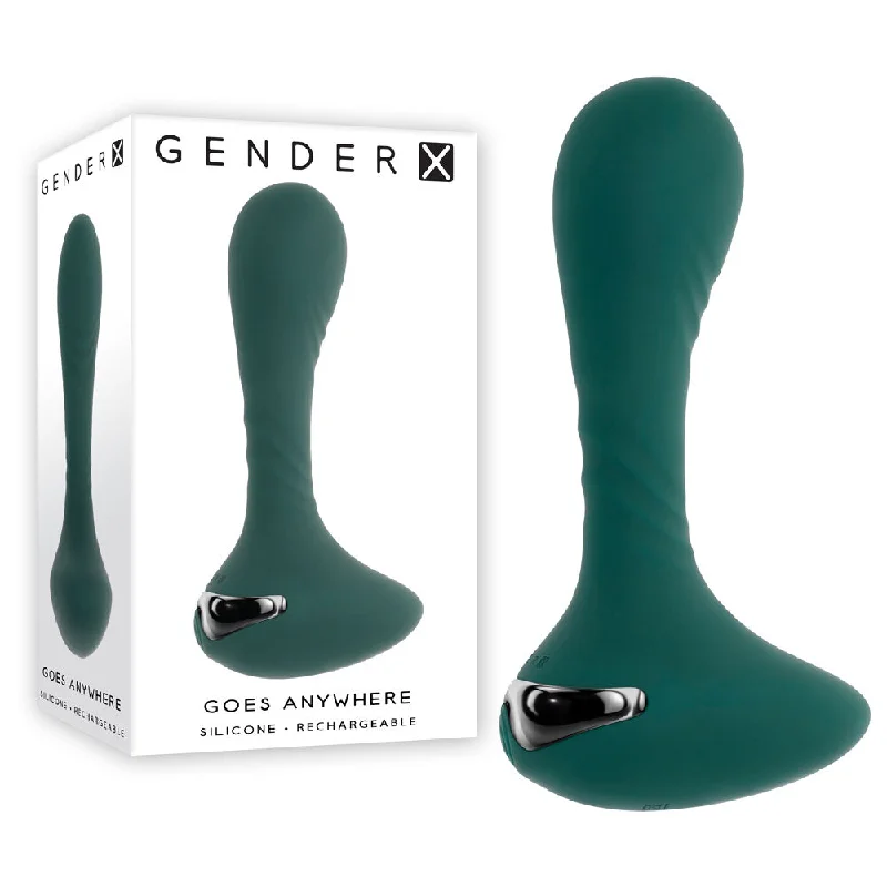 Gender X GOES ANYWHERE -  12.4 cm USB Rechargeable Vibrator