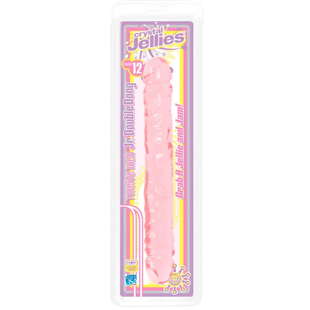 Crystal Jellies Jr Double Dong Pink 12