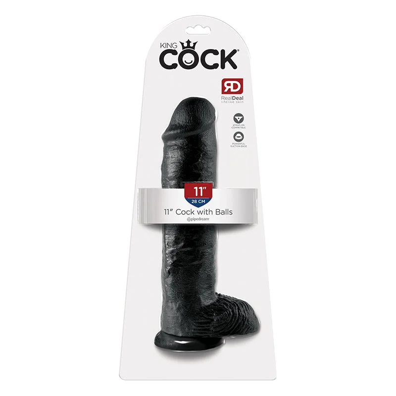 King Cock 11" Cock - Black