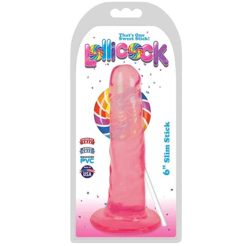 Lollicock Slim Stick 6in Cherry Ice