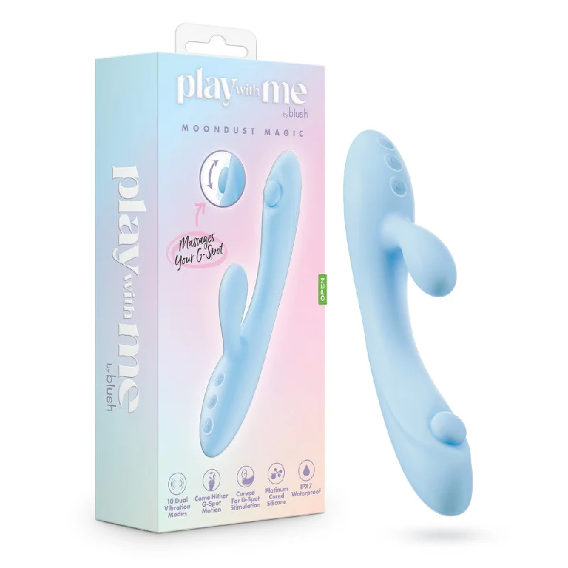 Play With Me - Moondust Magic -  20.3 cm USB Rechargeable Rabbit Vibrator