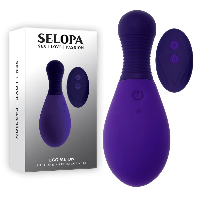 Selopa EGG ME ON -  10 cm USB Rechargeable Egg with Wireless Remote