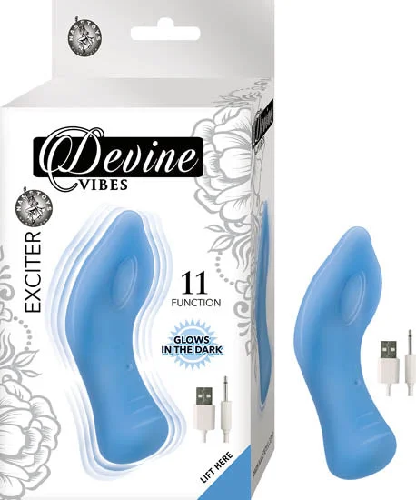 Devine Vibes Exciter Blue In The Dark Clitoral Stimulation Teaser