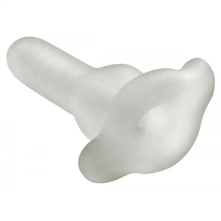 7-inch Master Series White Multi-purpose Hollow Anal Plug