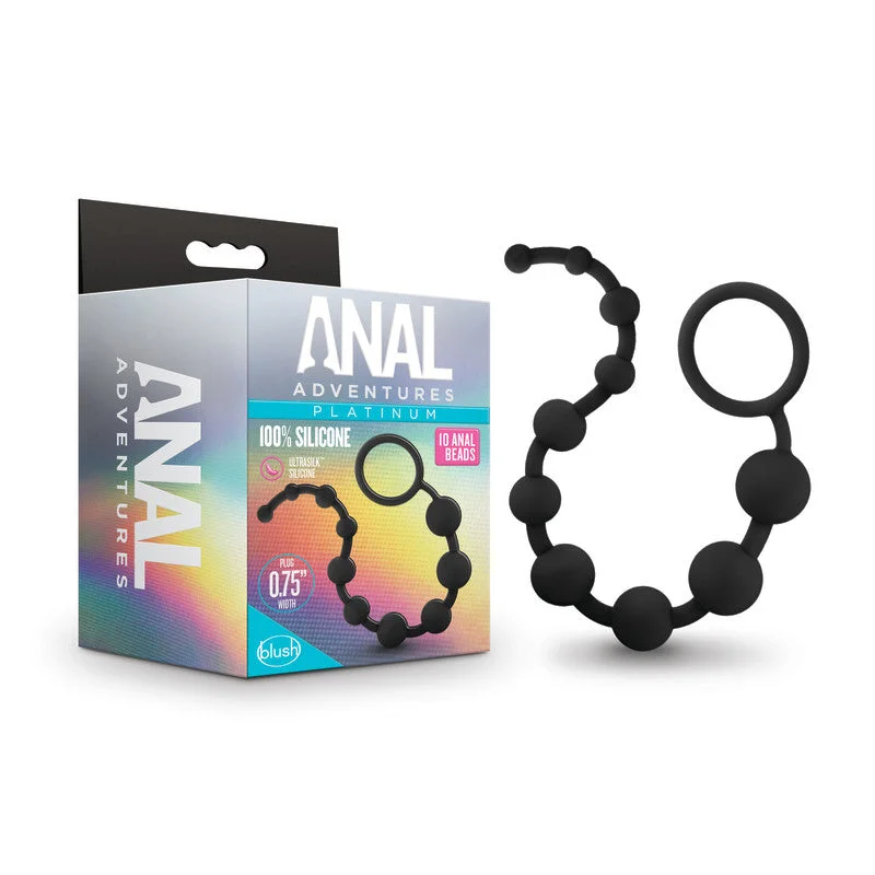 Anal Adventures Platinum 10 Anal Beads -