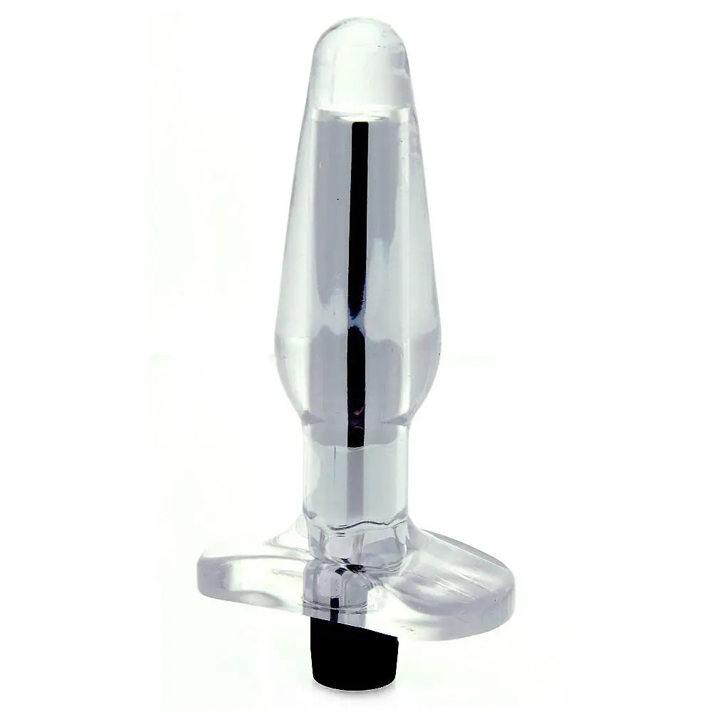 Clear Waterproof Multi-speed Vibrating Jelly Anal Butt Plug