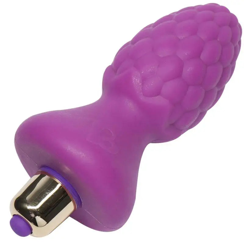 Rock off Discreet Purple Silicone 7-speed Vibrating Butt Plug