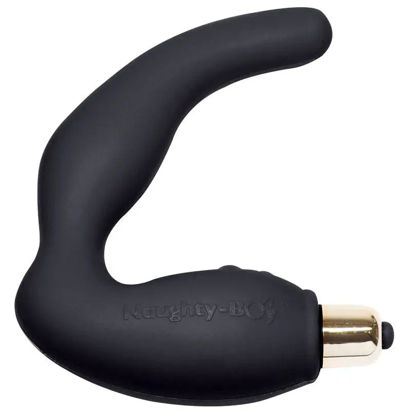 Rocks off Black Silicone Prostate Massager with 7 Settings