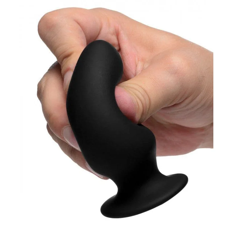 Squeezable Silicone Anal Plug - Small