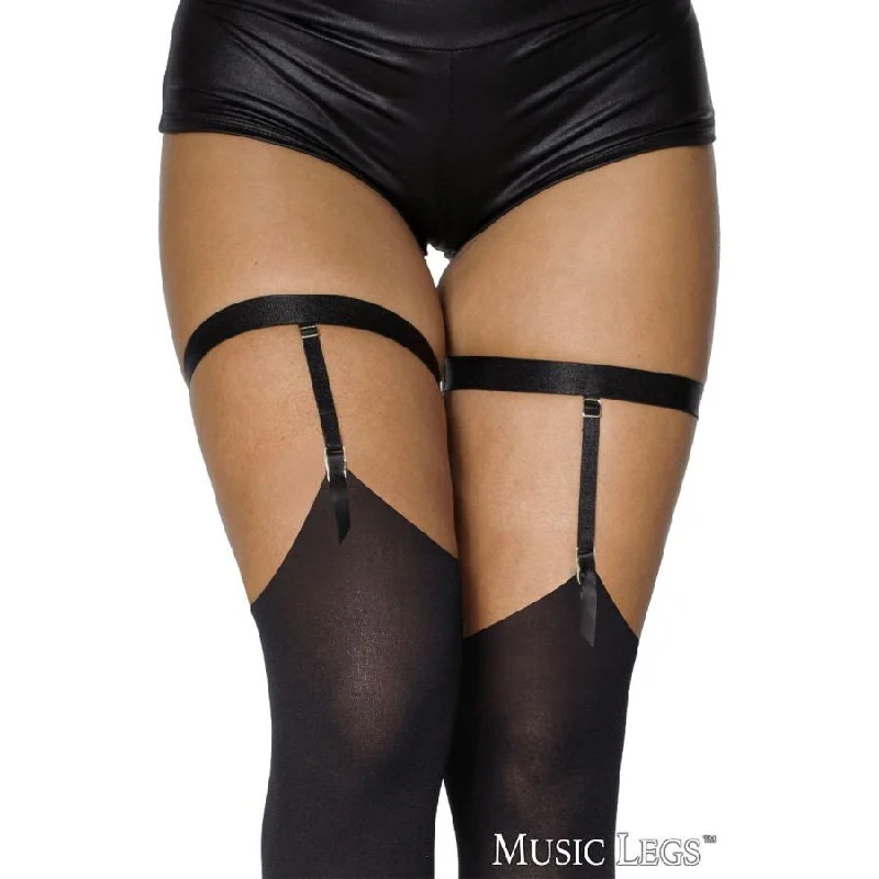 Leg Harness With Garter Strap by Music Legs