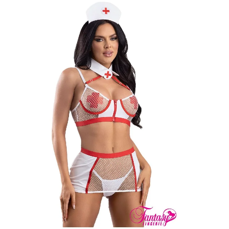 Perfect Health Nurse 5pc Role Play Costume by Fantasy Lingerie