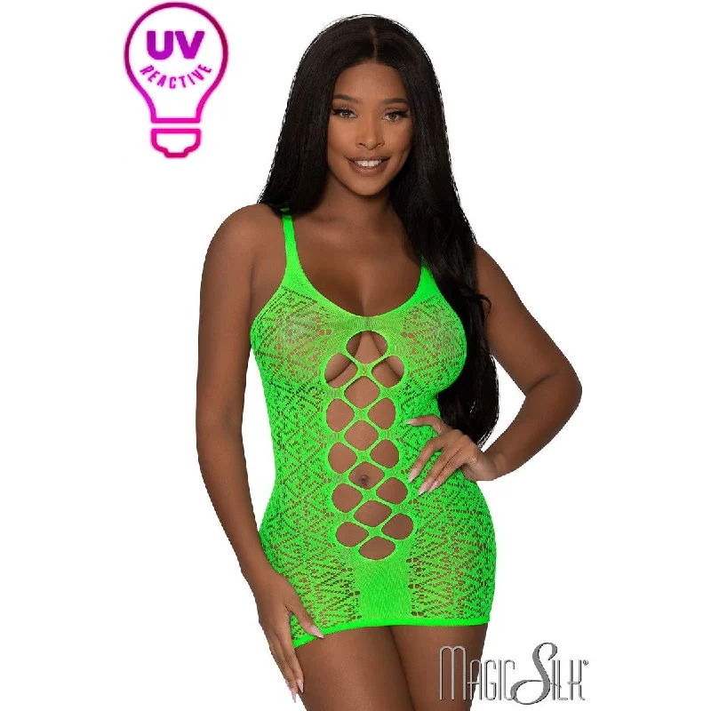 Strappy Net Dress by Magic Silk